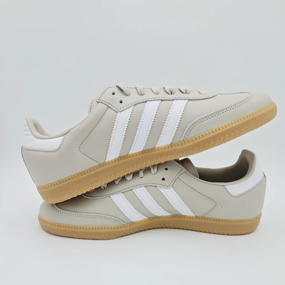 Adidas Men's SAMBA OG Beige/White JR0883   #A22